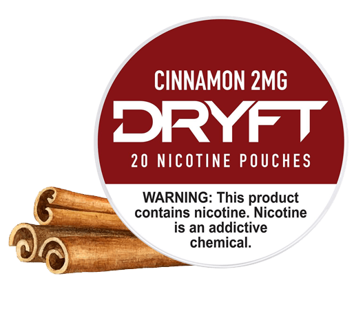 Dryft Cinnamon 2mg Nicotine Pouches