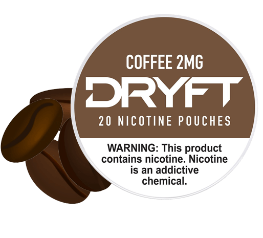 Dryft Coffee 2mg Nicotine Pouches