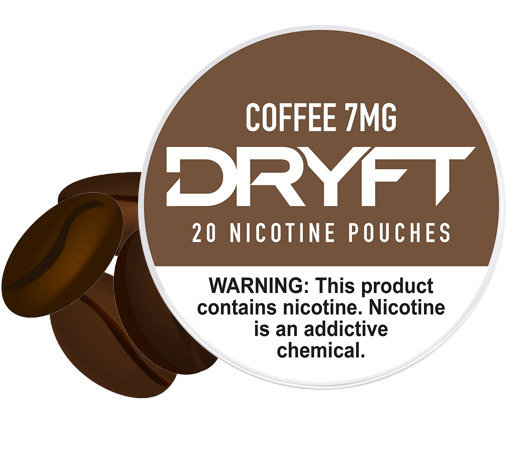 Dryft Coffee 7mg Nicotine Pouches