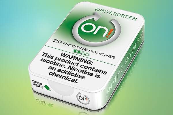 On! Wintergreen 2mg Nicotine Pouches