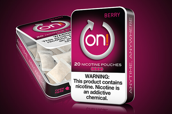 On! Berry 4mg Nicotine Pouches