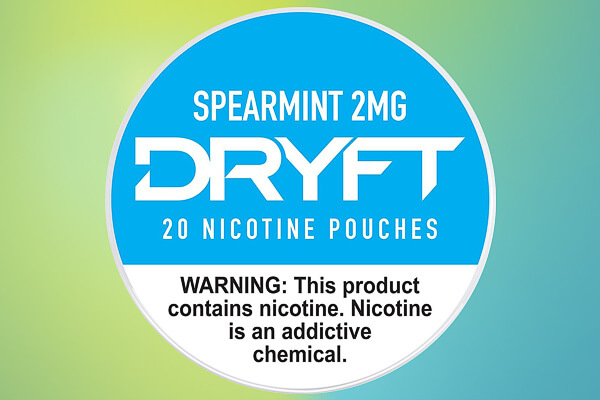 Dryft Spearmint 2mg Nicotine Pouches