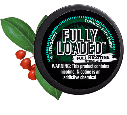 Fully Loaded Wintergreen Full Nicotine Strength Tobacco-free Chew