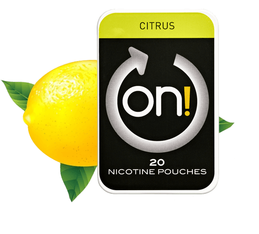 On! Citrus 8mg Nicotine Pouches