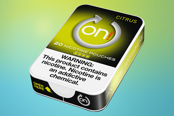 On! Citrus 4mg Nicotine Pouches